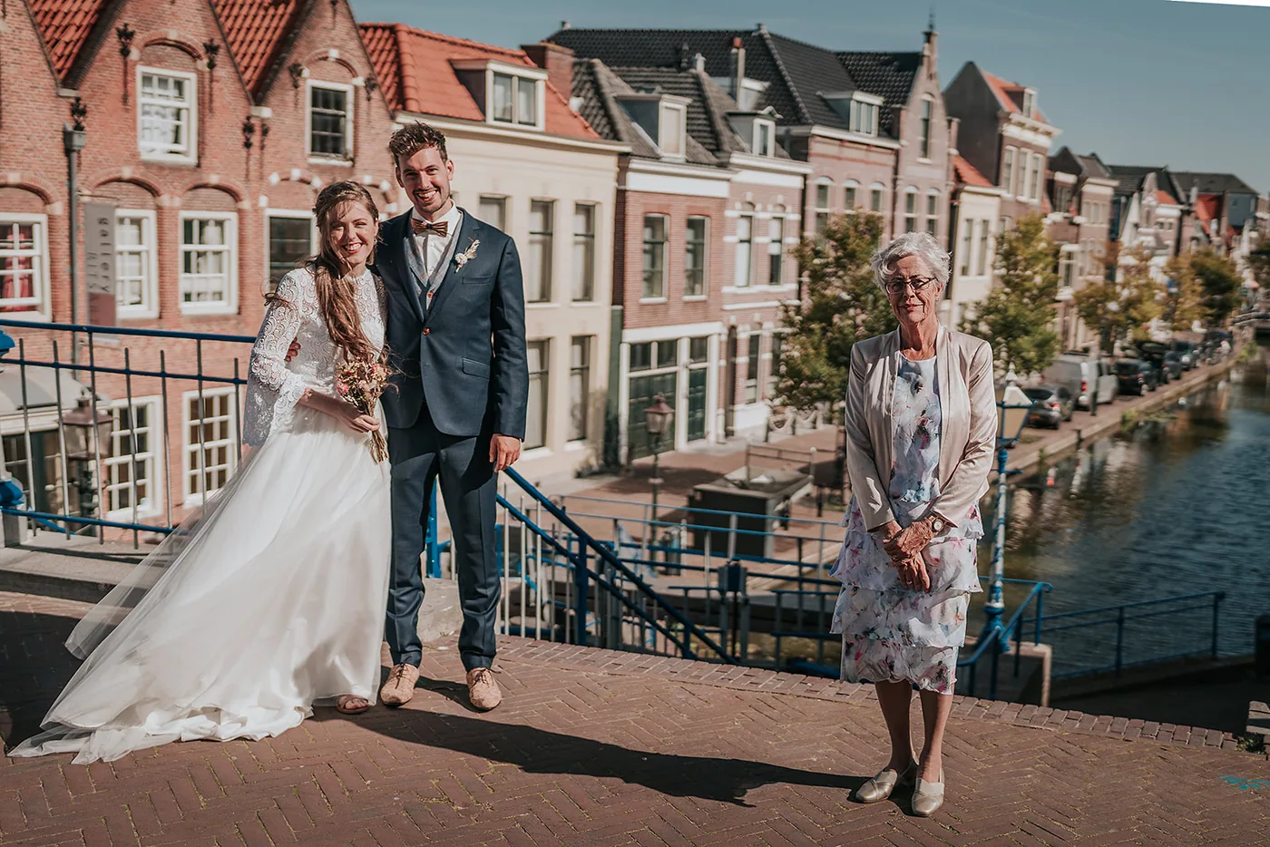 Joëlle en Jesse trouwen in Maassluis