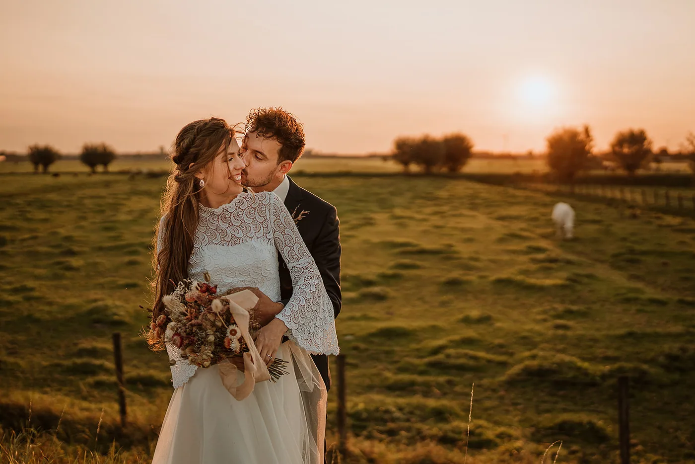 Joëlle & Jesse, trouwfotografie bij Centrum en haven in Maassluis: foto 13