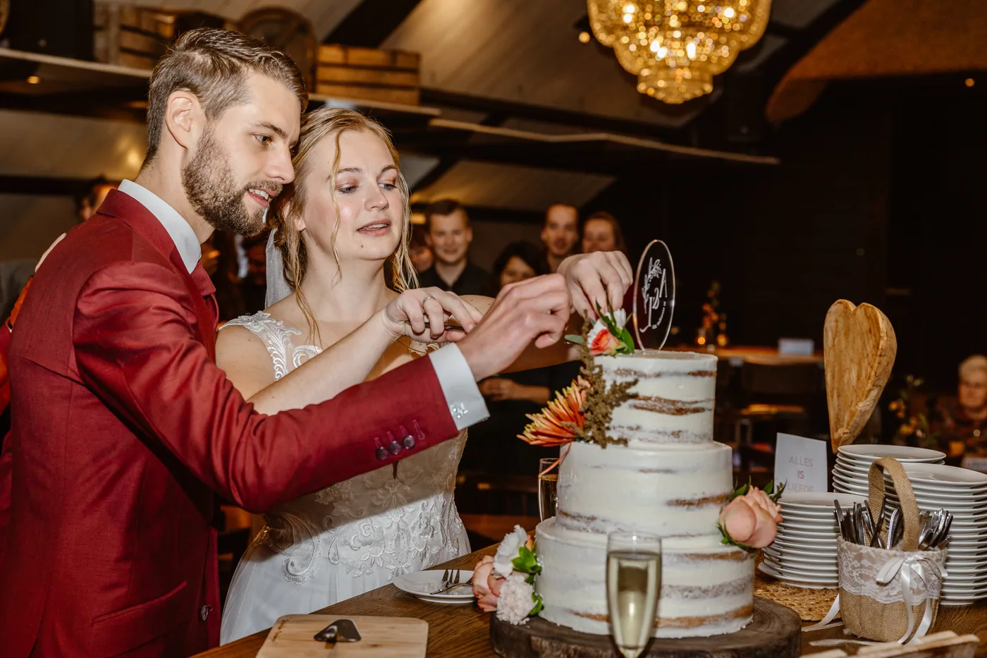 Andrea & Luuk, bruiloft bij De Weistaar, Maarsbergen, foto 42