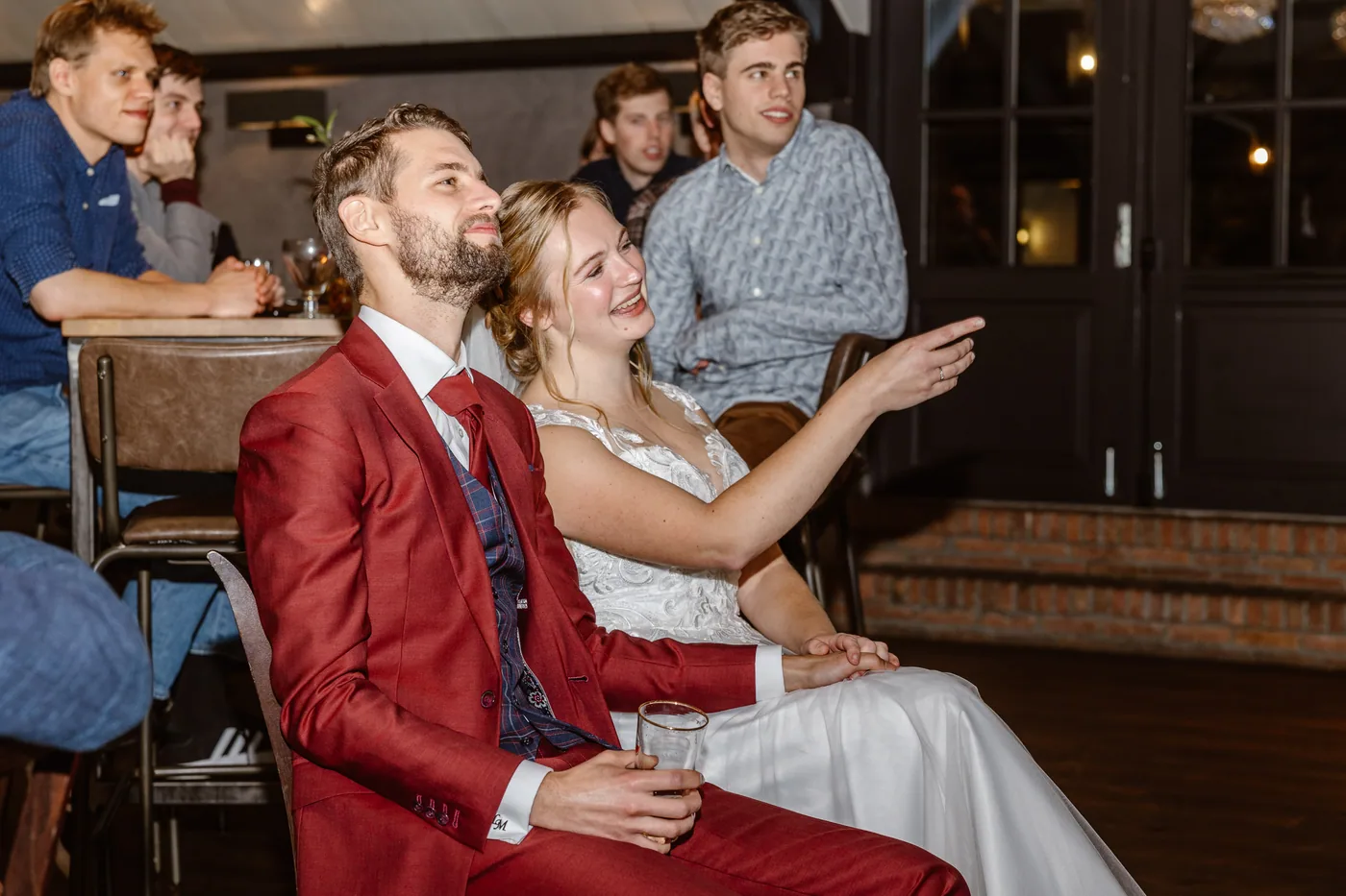 Andrea & Luuk, bruiloft bij De Weistaar, Maarsbergen, foto 78