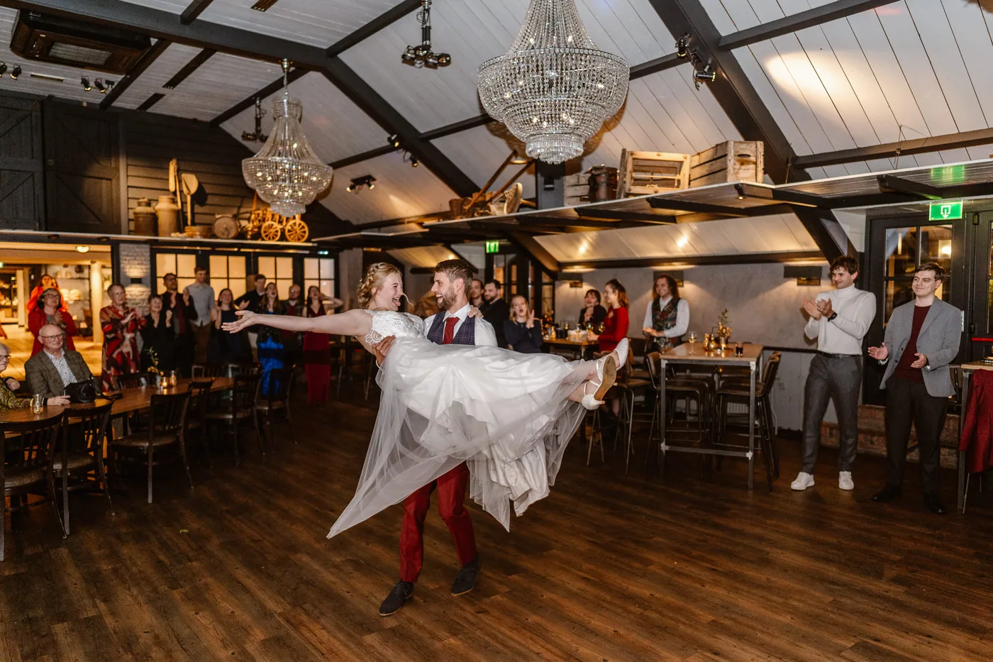Andrea & Luuk, bruiloft bij De Weistaar, Maarsbergen, foto 86
