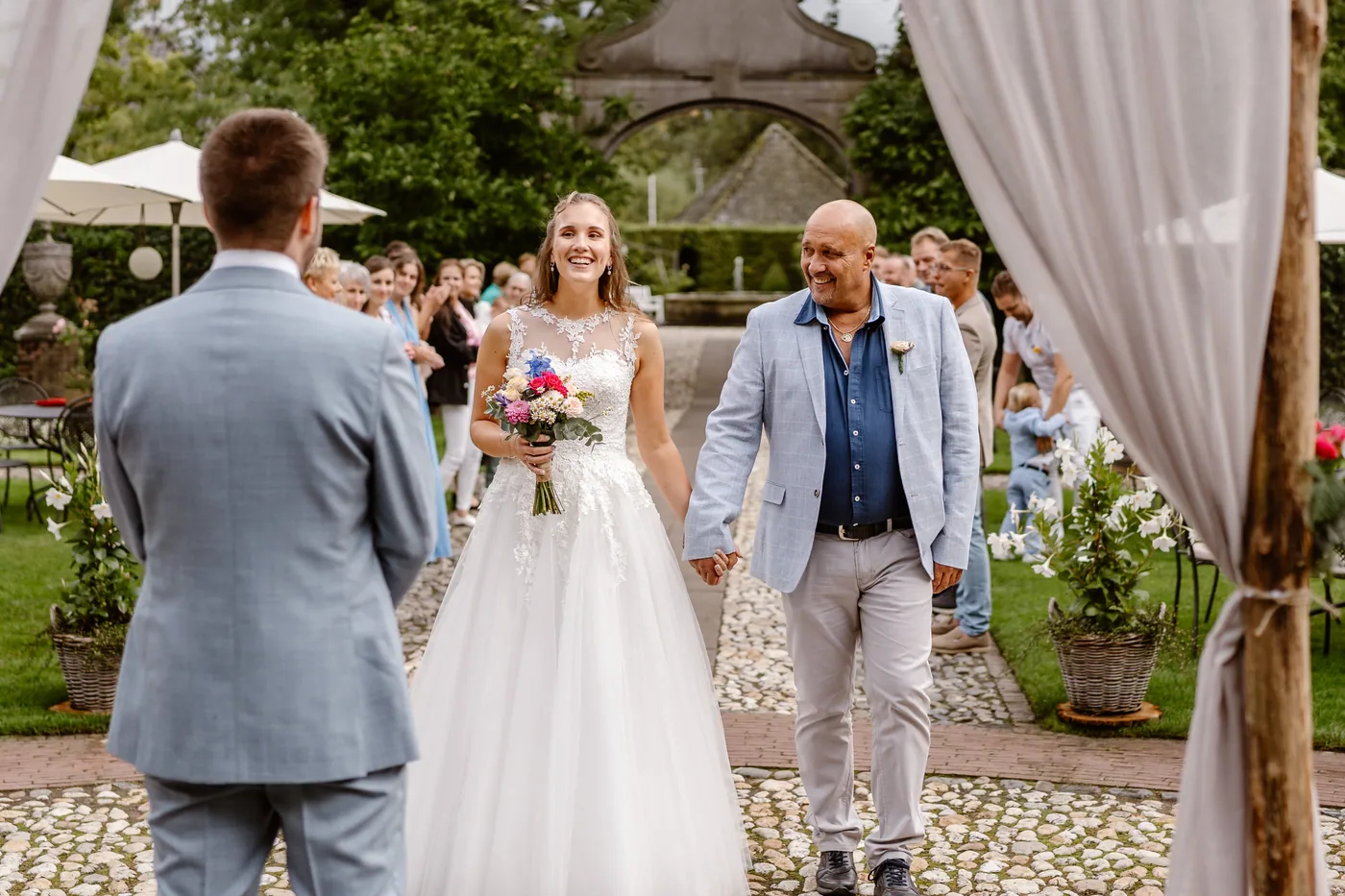 Demi & Maurice, bruiloft bij Kasteel Groot Buggenum, Grathem, foto 30