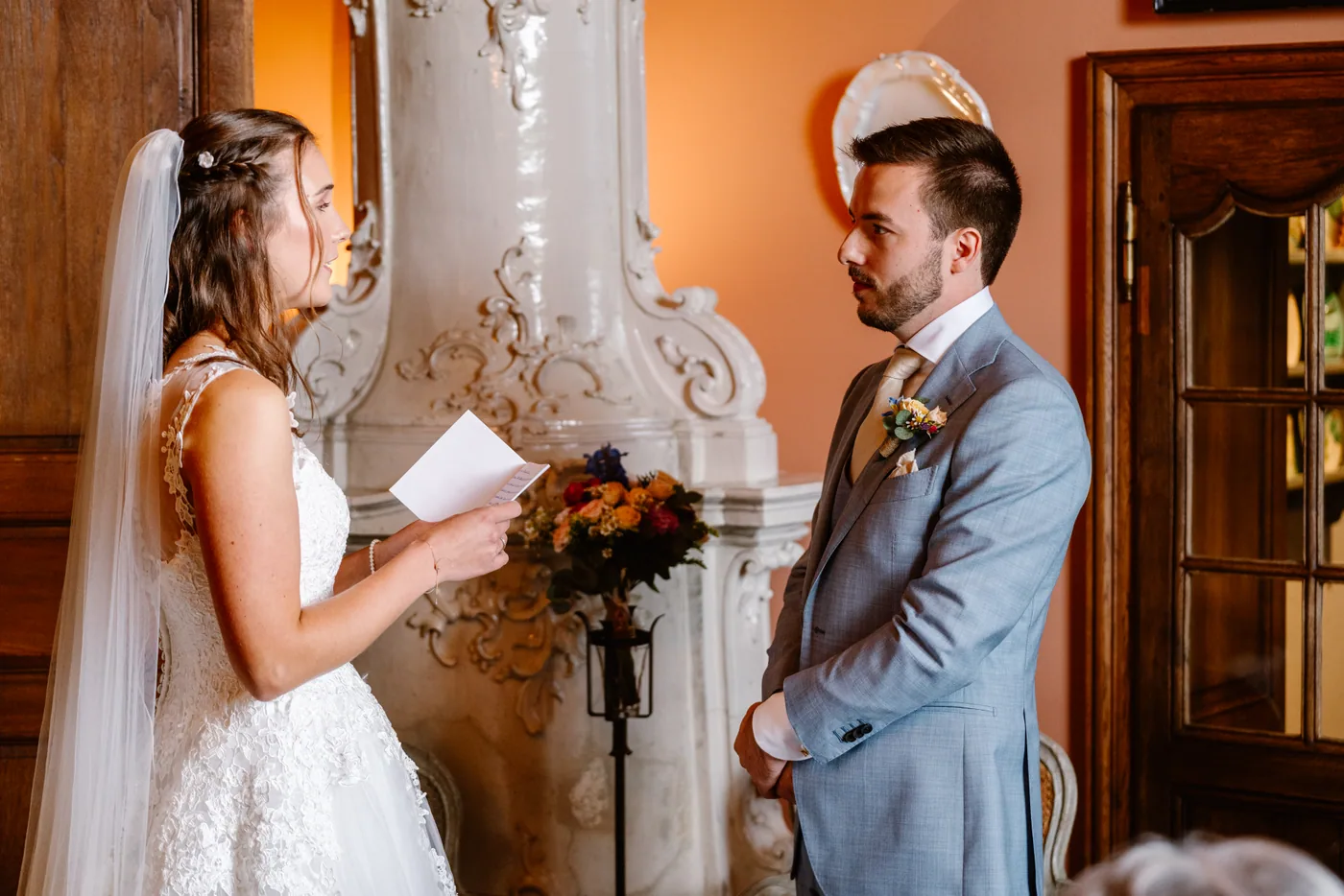 Demi & Maurice, bruiloft bij Kasteel Groot Buggenum, Grathem, foto 42