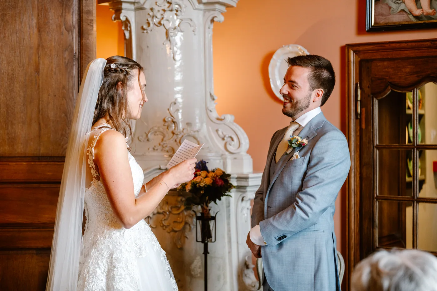 Demi & Maurice, bruiloft bij Kasteel Groot Buggenum, Grathem, foto 44