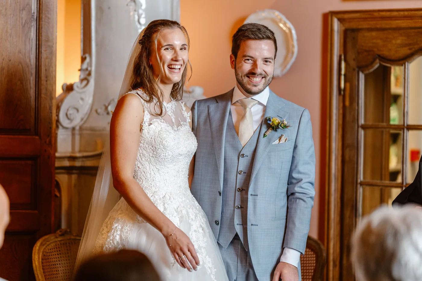 Demi & Maurice, bruiloft bij Kasteel Groot Buggenum, Grathem, foto 45