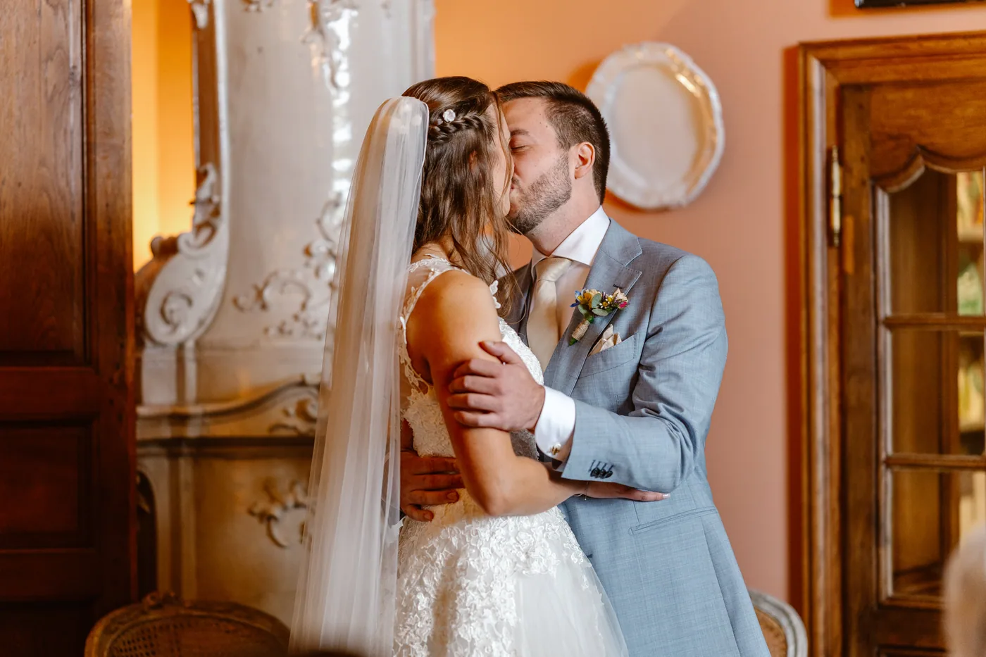 Demi & Maurice, bruiloft bij Kasteel Groot Buggenum, Grathem, foto 46
