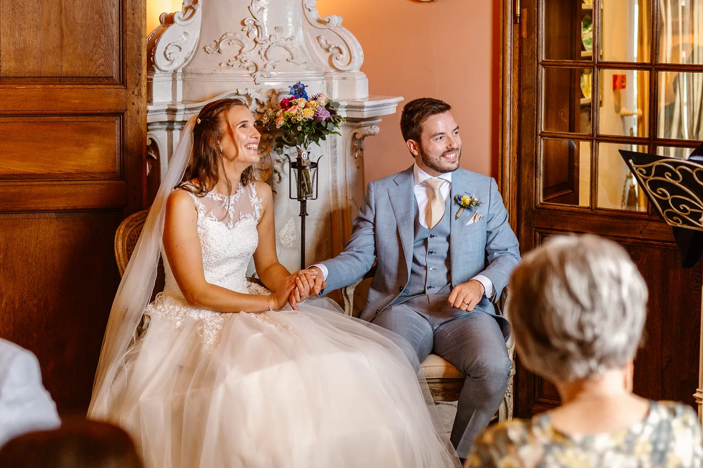 Demi & Maurice, bruiloft bij Kasteel Groot Buggenum, Grathem, foto 51