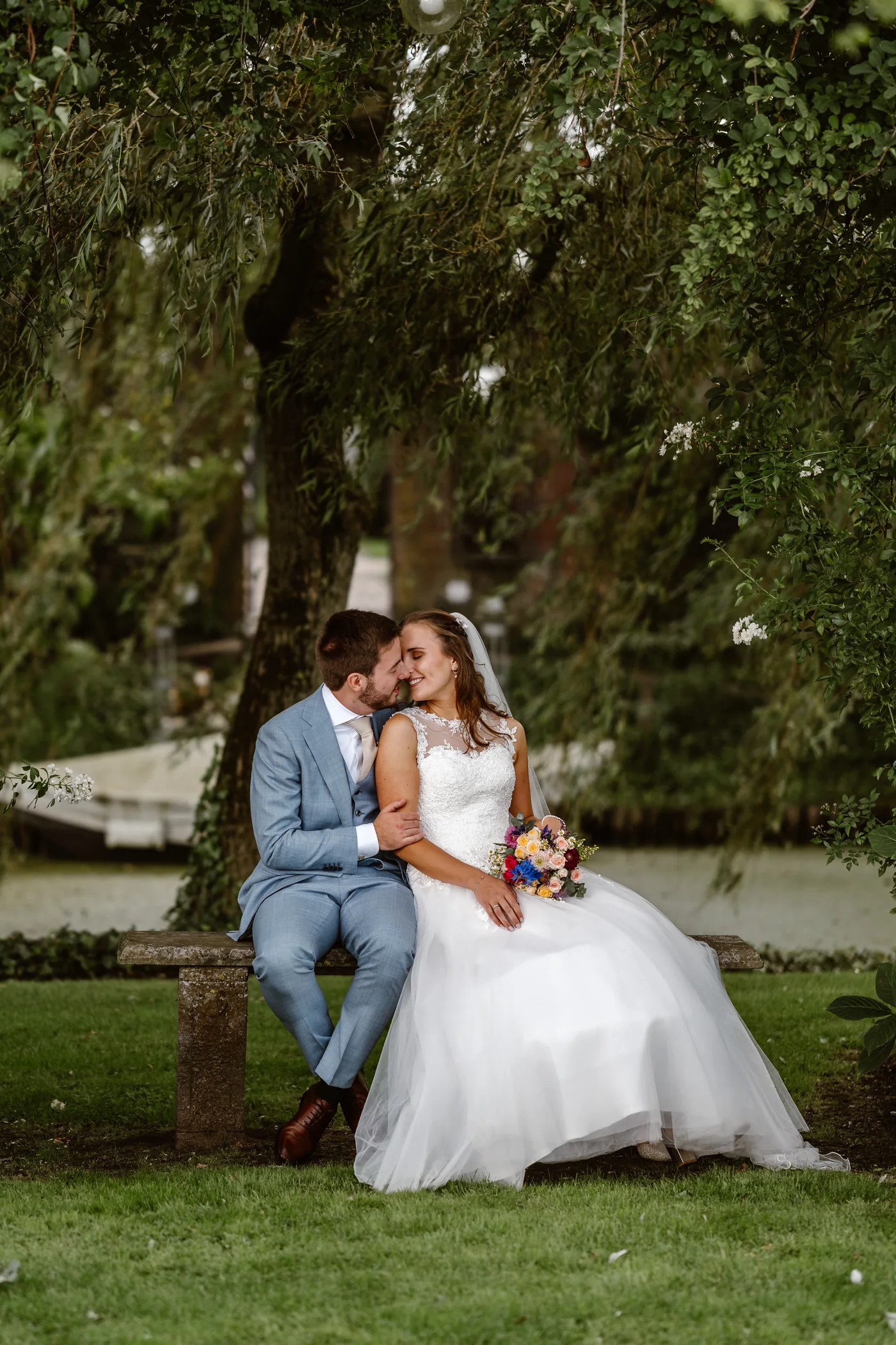 Demi & Maurice, bruiloft bij Kasteel Groot Buggenum, Grathem, foto 69