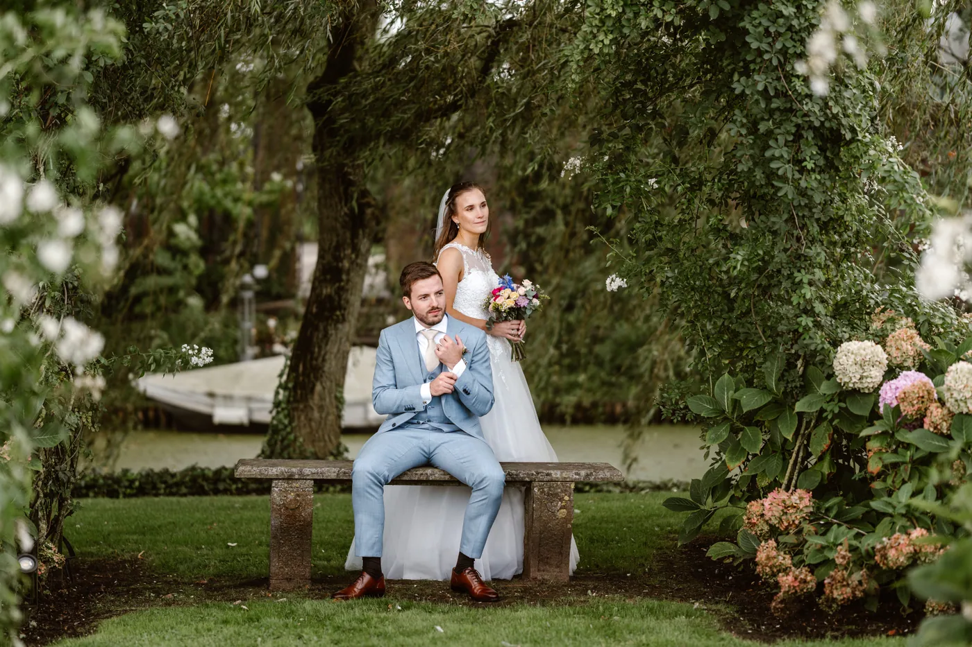 Demi & Maurice, bruiloft bij Kasteel Groot Buggenum, Grathem, foto 70