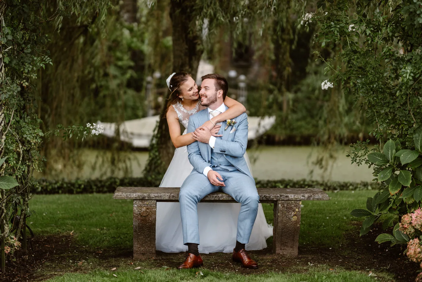 Demi & Maurice, bruiloft bij Kasteel Groot Buggenum, Grathem, foto 71