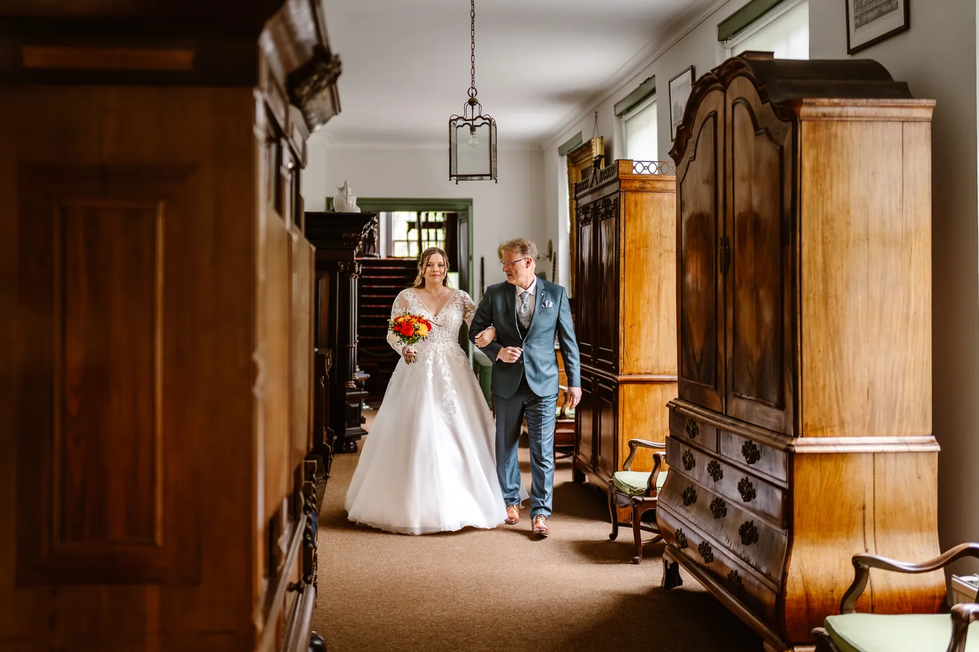 Dyonne & Nick, bruiloft bij Een kasteel, Nederland, foto 51