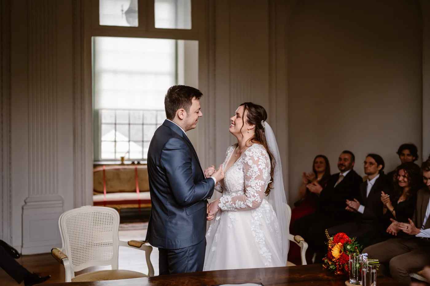 Dyonne & Nick, bruiloft bij Een kasteel, Nederland, foto 57