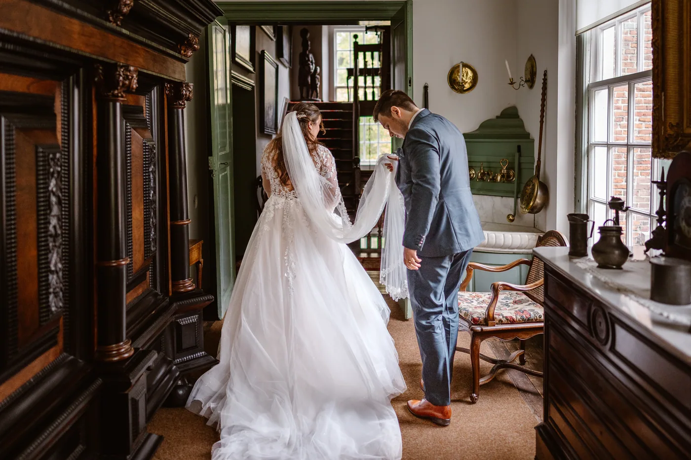 Dyonne & Nick, bruiloft bij Een kasteel, Nederland, foto 69