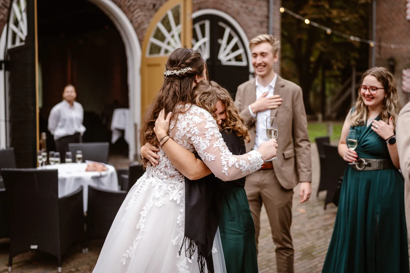 Dyonne & Nick, bruiloft bij Een kasteel, Nederland, foto 76