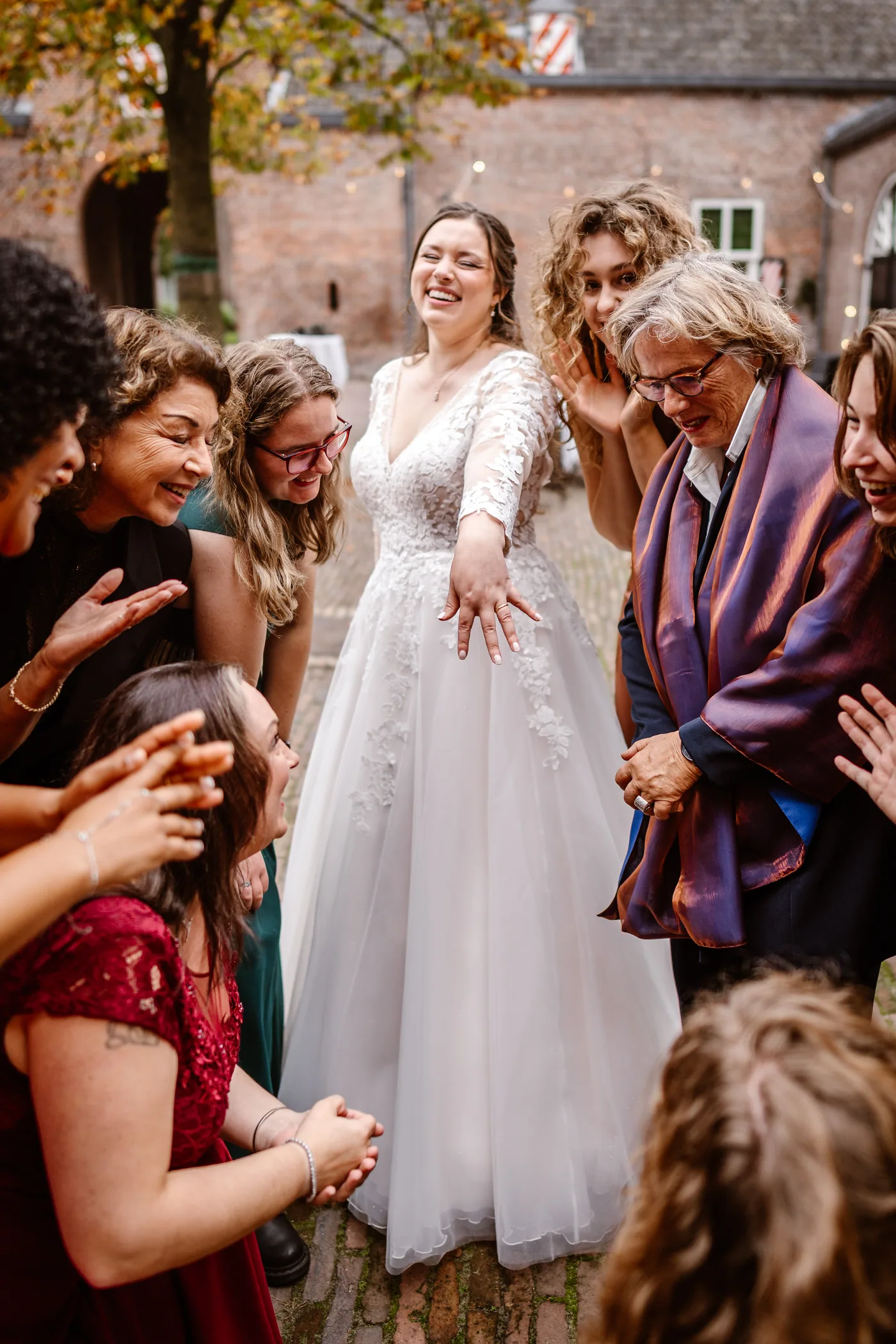 Dyonne & Nick, trouwfotografie bij Een kasteel: foto 4