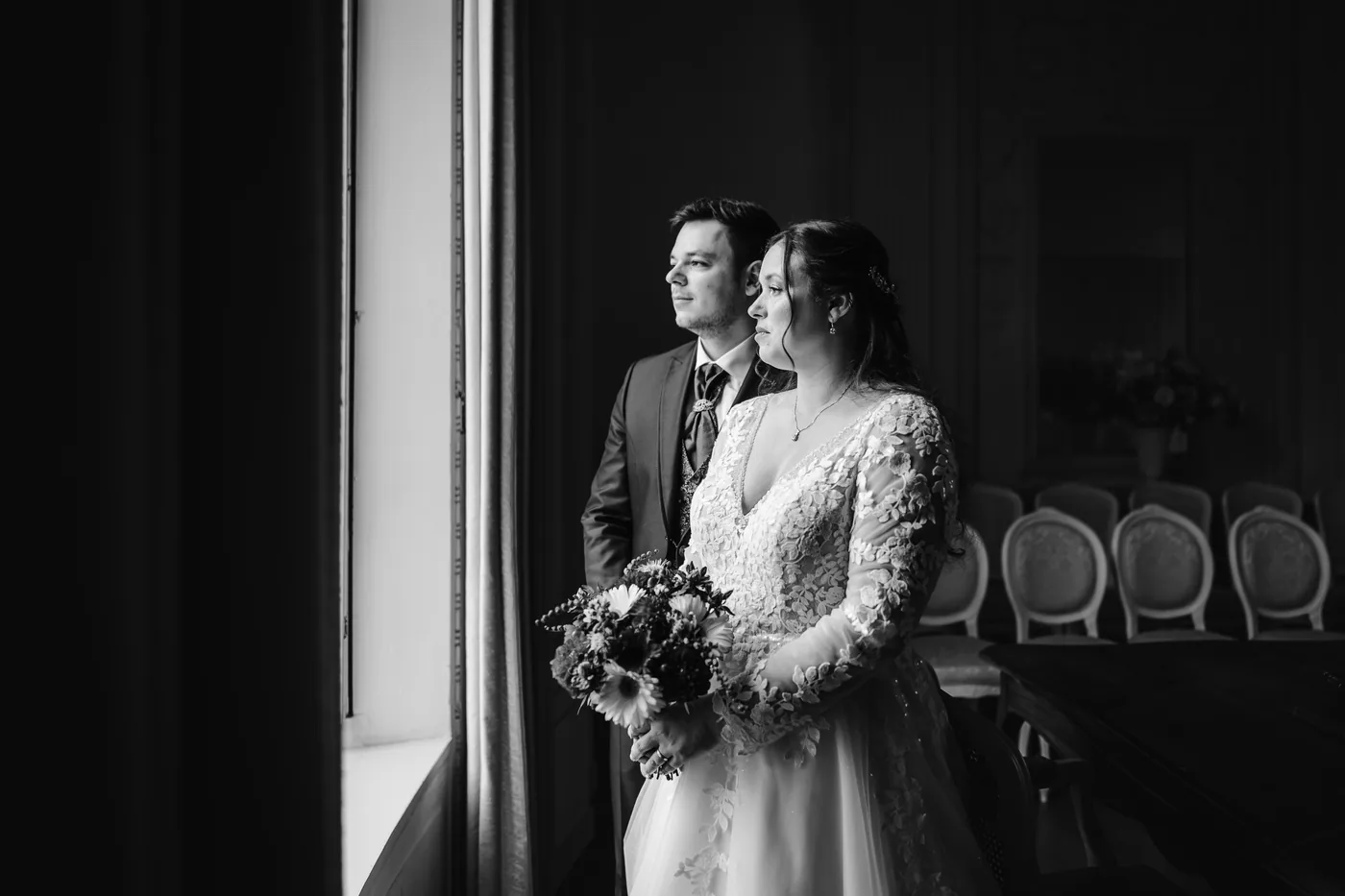 Dyonne & Nick, bruiloft bij Een kasteel, Nederland, foto 84