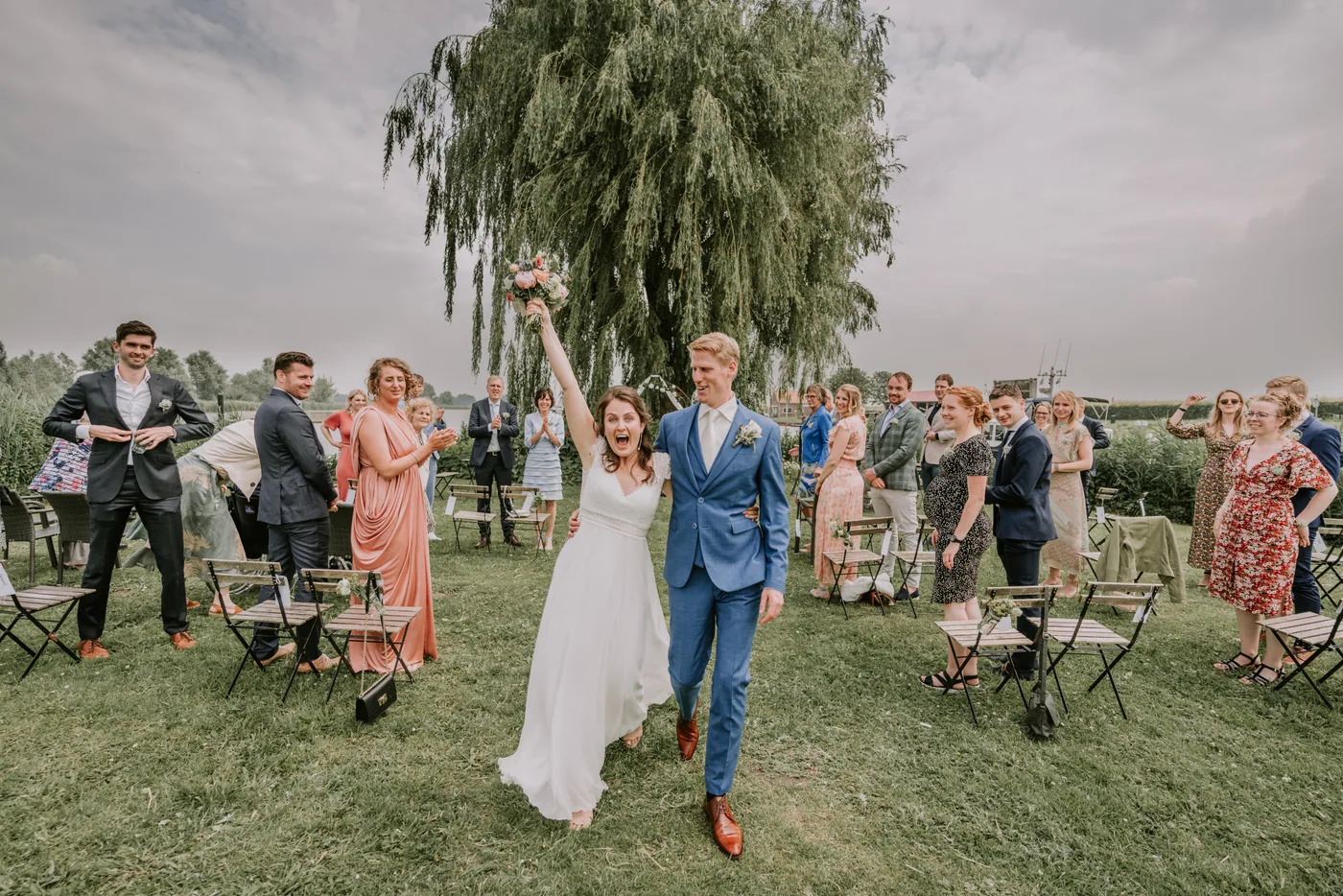 Leonie & Martijn, bruiloft bij Beneden Sas, De Heen, foto 79