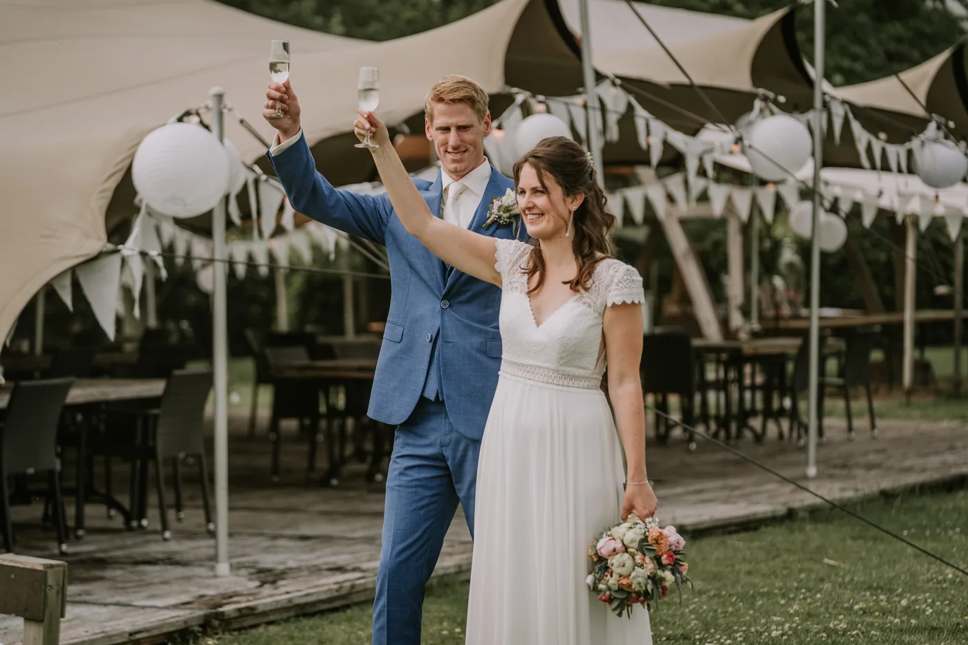 Leonie & Martijn, bruiloft bij Beneden Sas, De Heen, foto 81