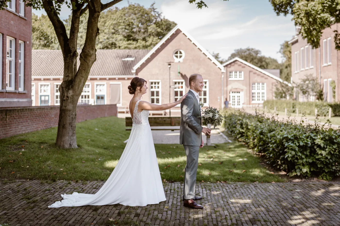 Lotte & Nick, bruiloft bij Restaurant ’t Misverstant, Vught, foto 19