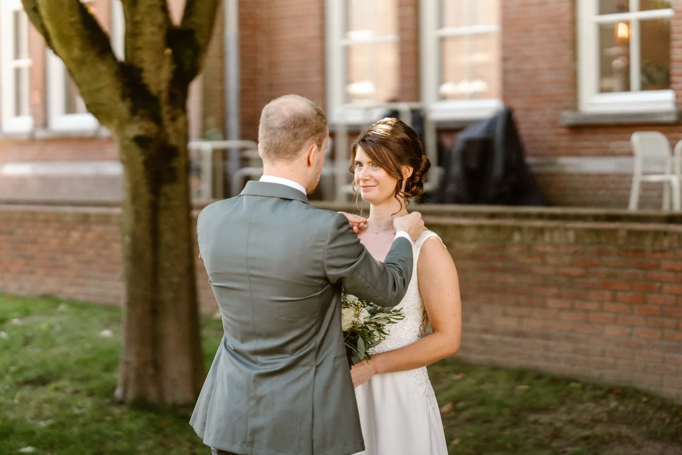 Lotte & Nick, bruiloft bij Restaurant ’t Misverstant, Vught, foto 22