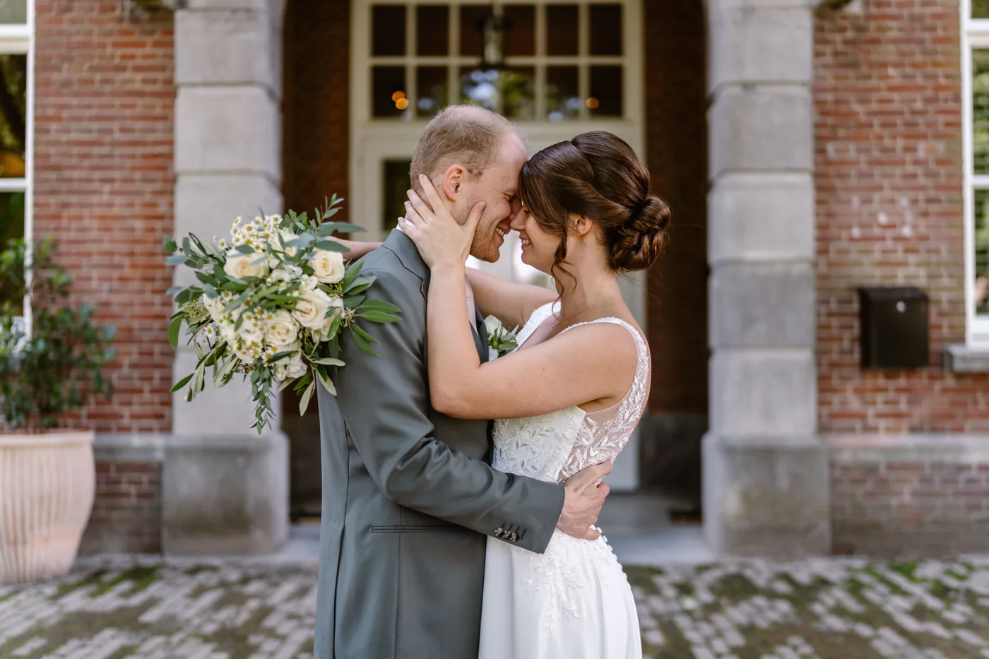 Lotte & Nick, bruiloft bij Restaurant ’t Misverstant, Vught, foto 24