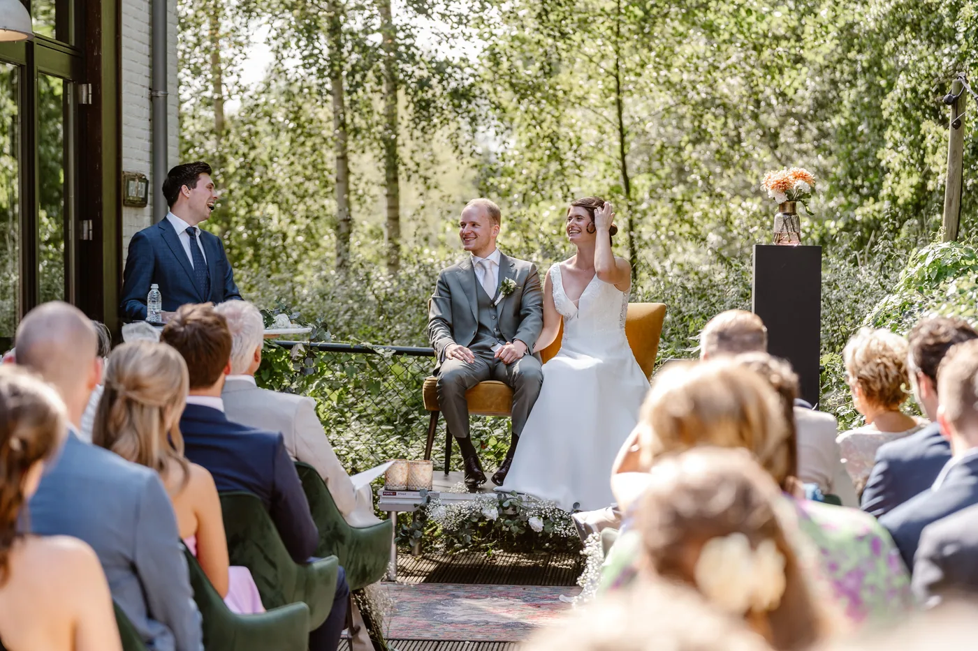 Lotte & Nick, bruiloft bij Restaurant ’t Misverstant, Vught, foto 32