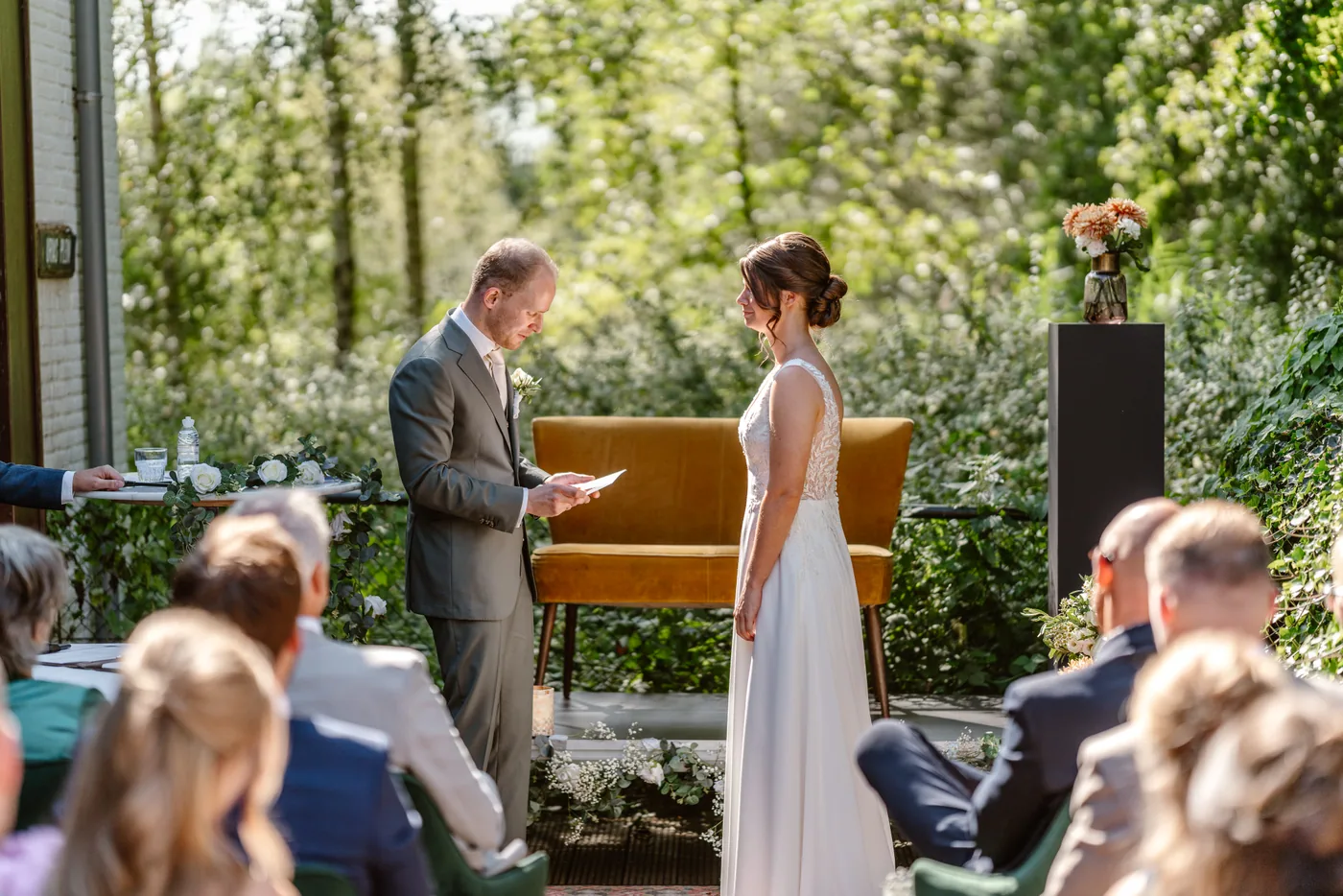 Lotte & Nick, bruiloft bij Restaurant ’t Misverstant, Vught, foto 34