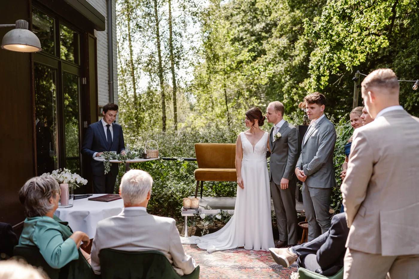 Lotte & Nick, bruiloft bij Restaurant ’t Misverstant, Vught, foto 44