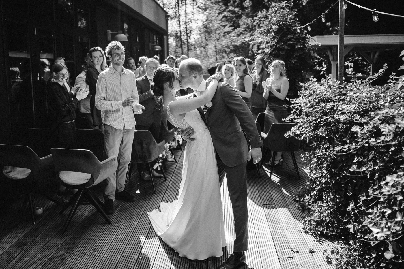 Lotte & Nick, bruiloft bij Restaurant ’t Misverstant, Vught, foto 48