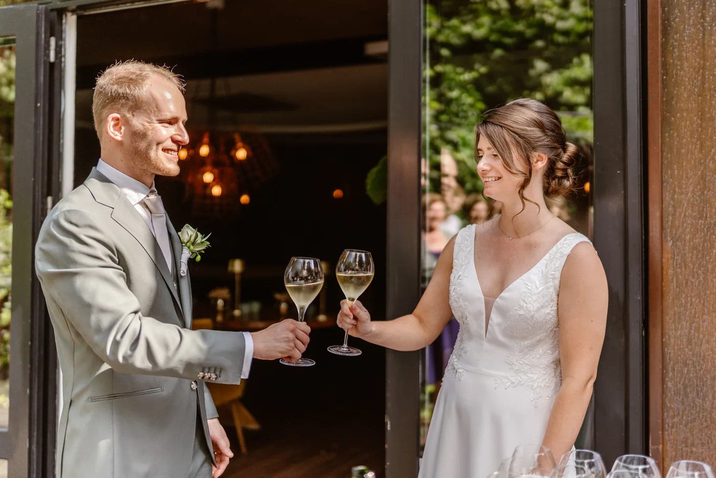Lotte & Nick, bruiloft bij Restaurant ’t Misverstant, Vught, foto 50