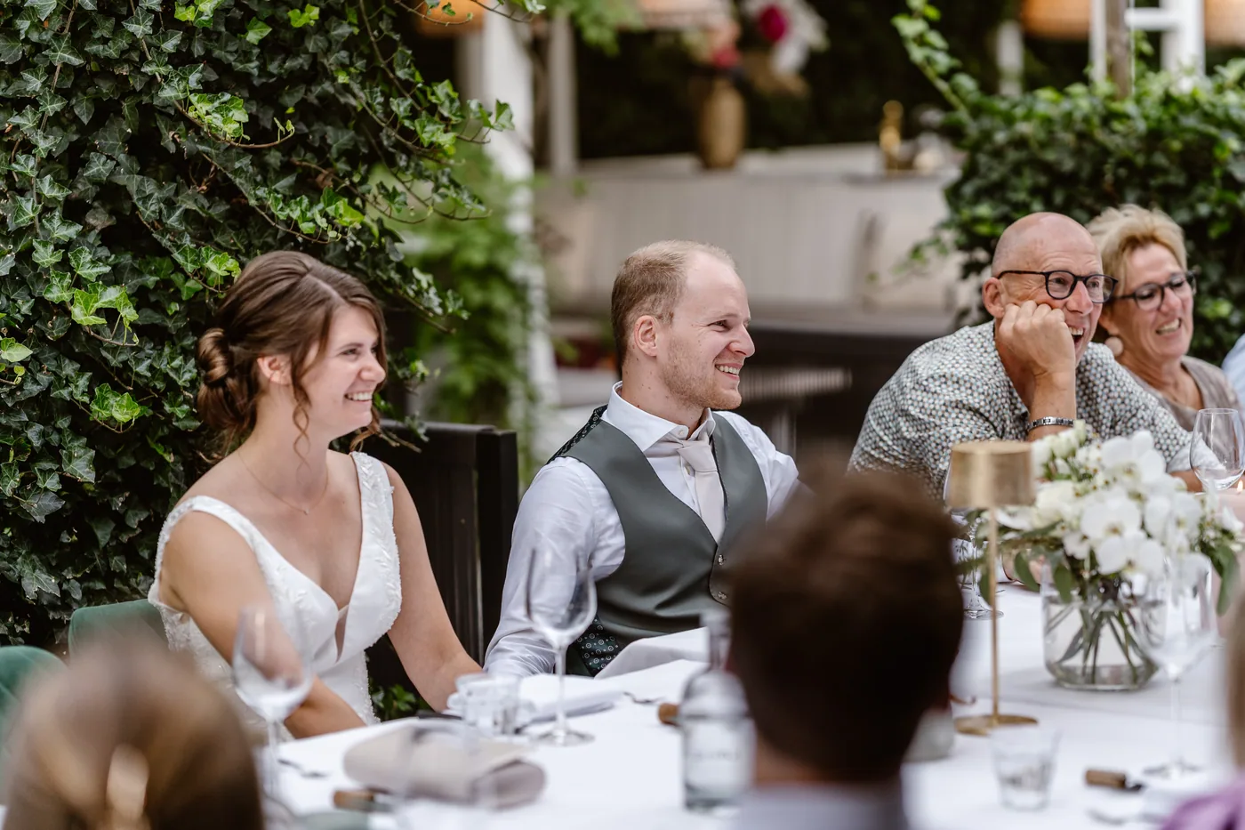 Lotte & Nick, bruiloft bij Restaurant ’t Misverstant, Vught, foto 62