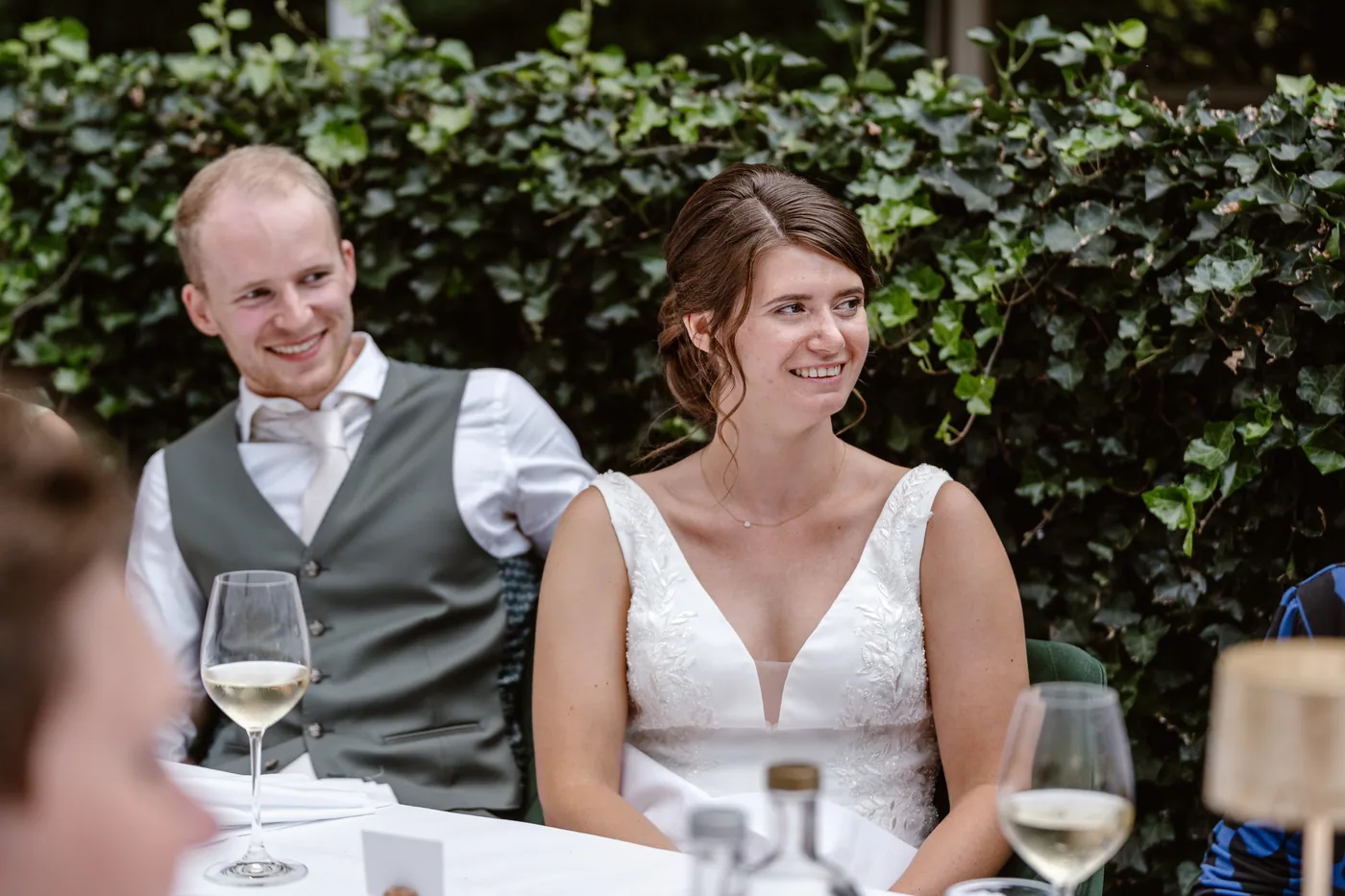 Lotte & Nick, bruiloft bij Restaurant ’t Misverstant, Vught, foto 73