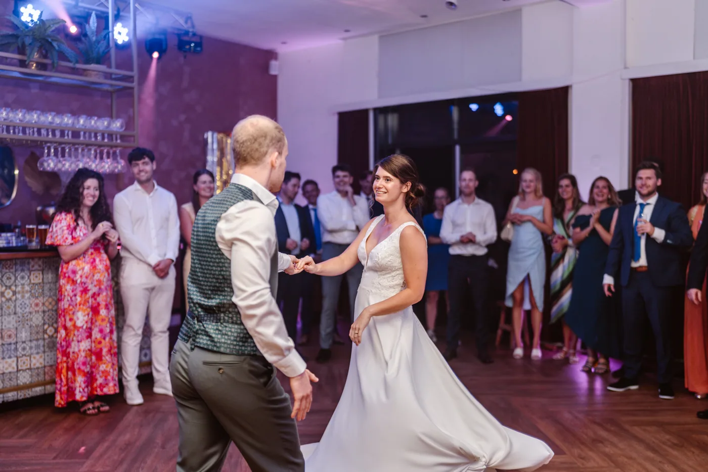 Lotte & Nick, bruiloft bij Restaurant ’t Misverstant, Vught, foto 80