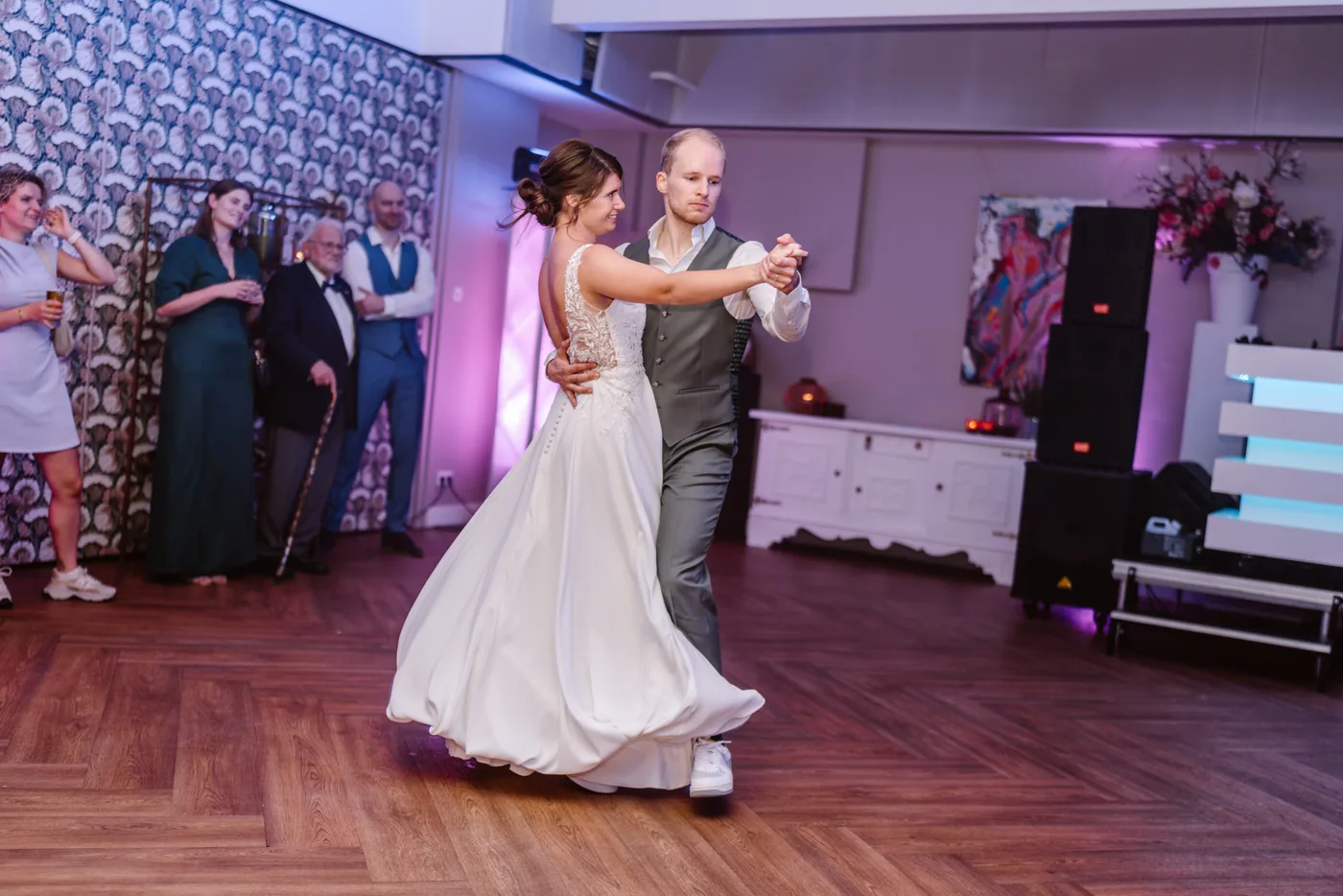 Lotte & Nick, bruiloft bij Restaurant ’t Misverstant, Vught, foto 81