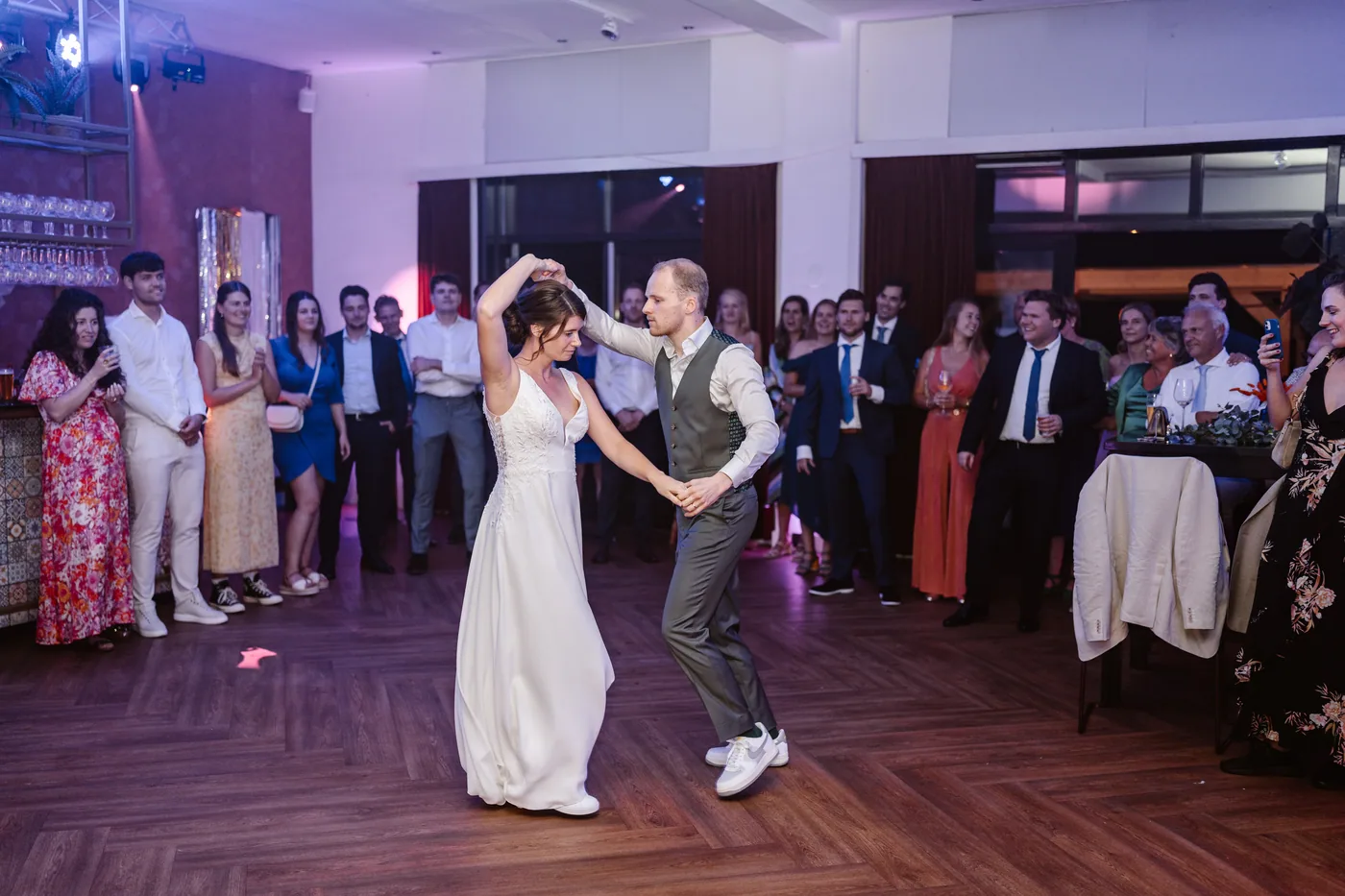 Lotte & Nick, bruiloft bij Restaurant ’t Misverstant, Vught, foto 83