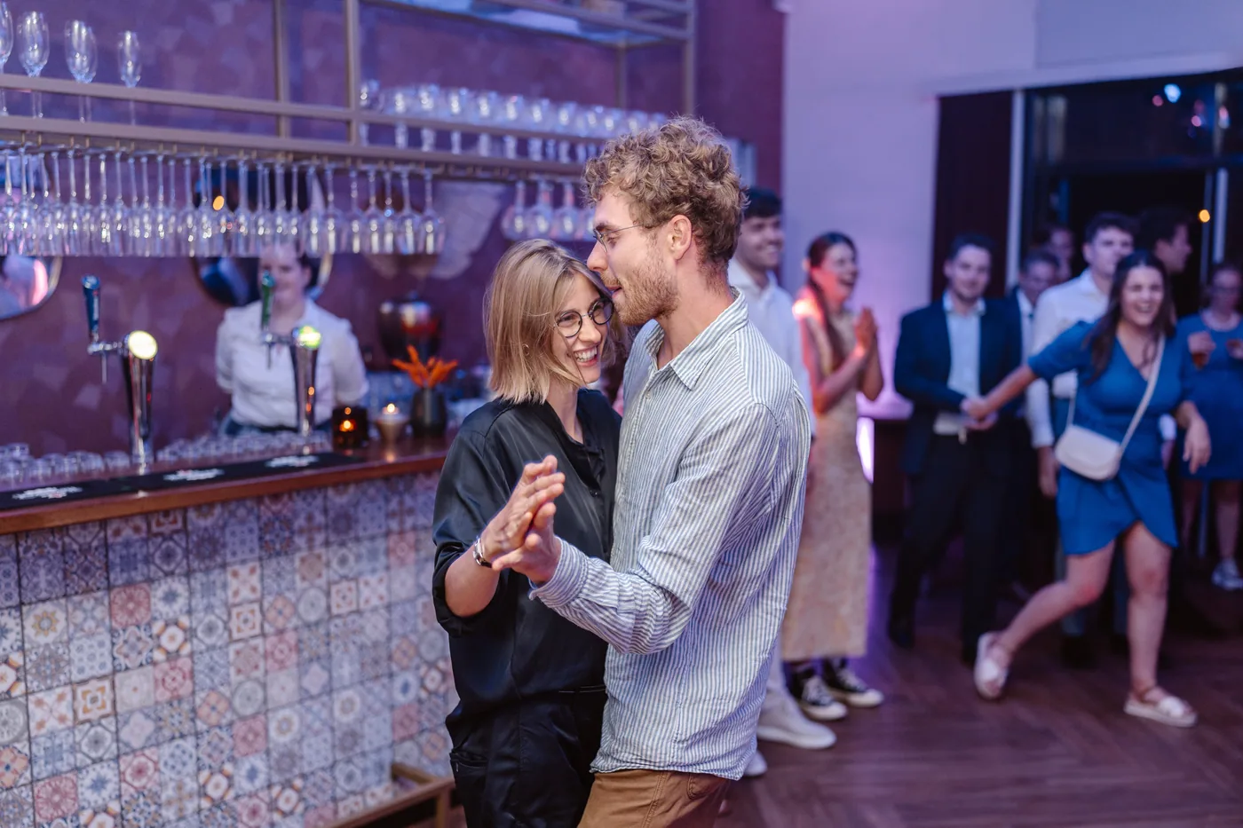 Lotte & Nick, bruiloft bij Restaurant ’t Misverstant, Vught, foto 85