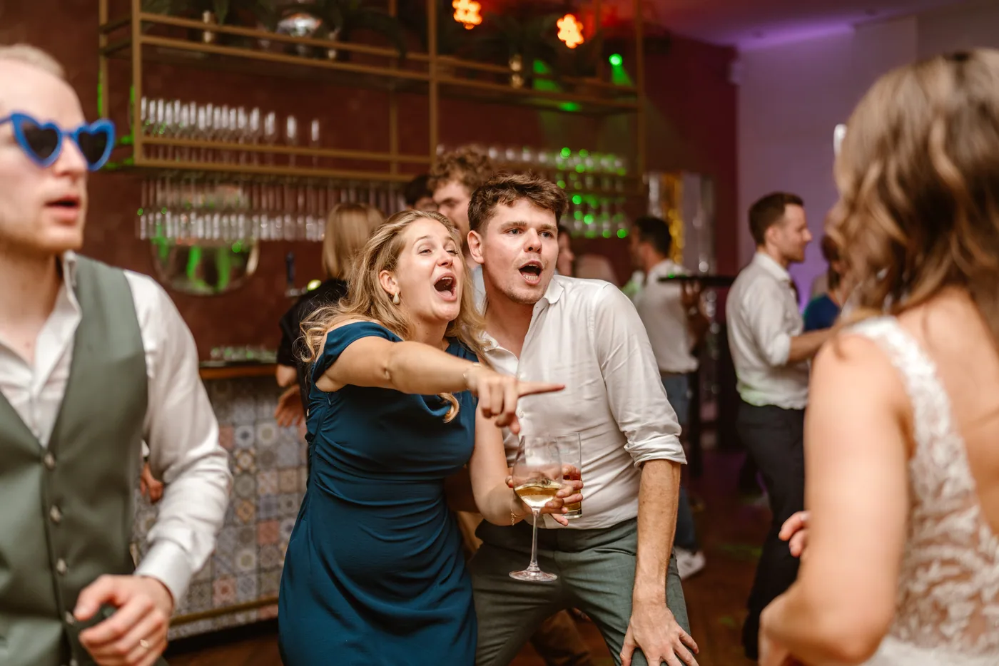 Lotte & Nick, bruiloft bij Restaurant ’t Misverstant, Vught, foto 93