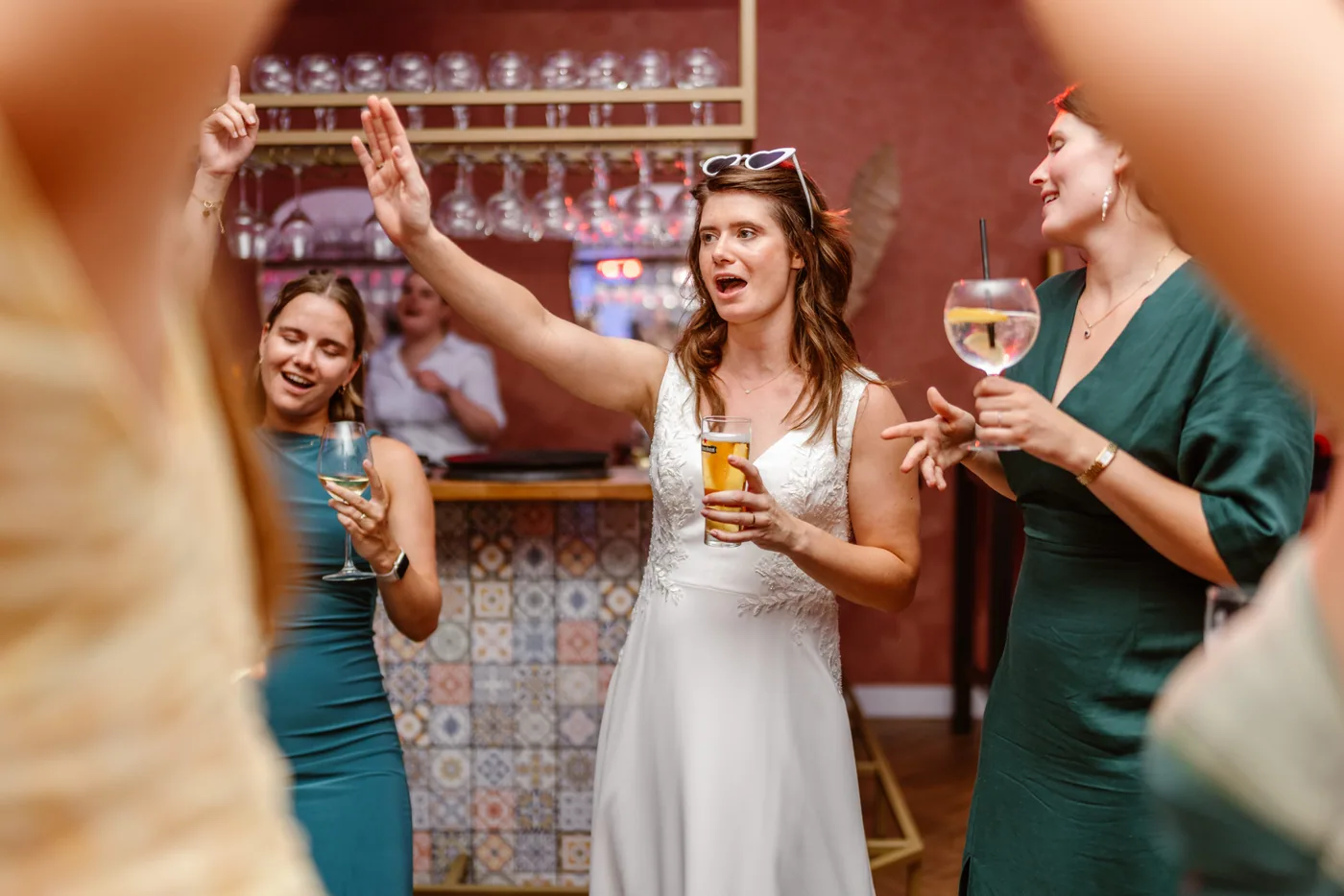 Lotte & Nick, bruiloft bij Restaurant ’t Misverstant, Vught, foto 99