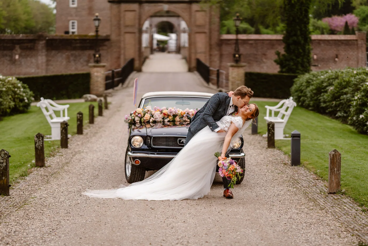 Robert-Jan & Melanie, bruiloft bij Buitenplaats Amerongen, foto 41