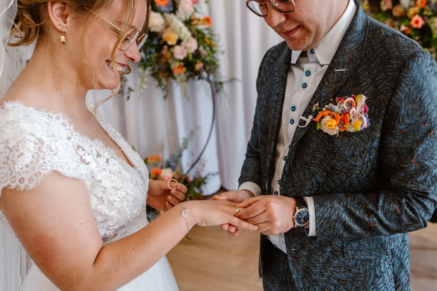 Robert-Jan & Melanie, bruiloft bij Buitenplaats Amerongen, foto 56