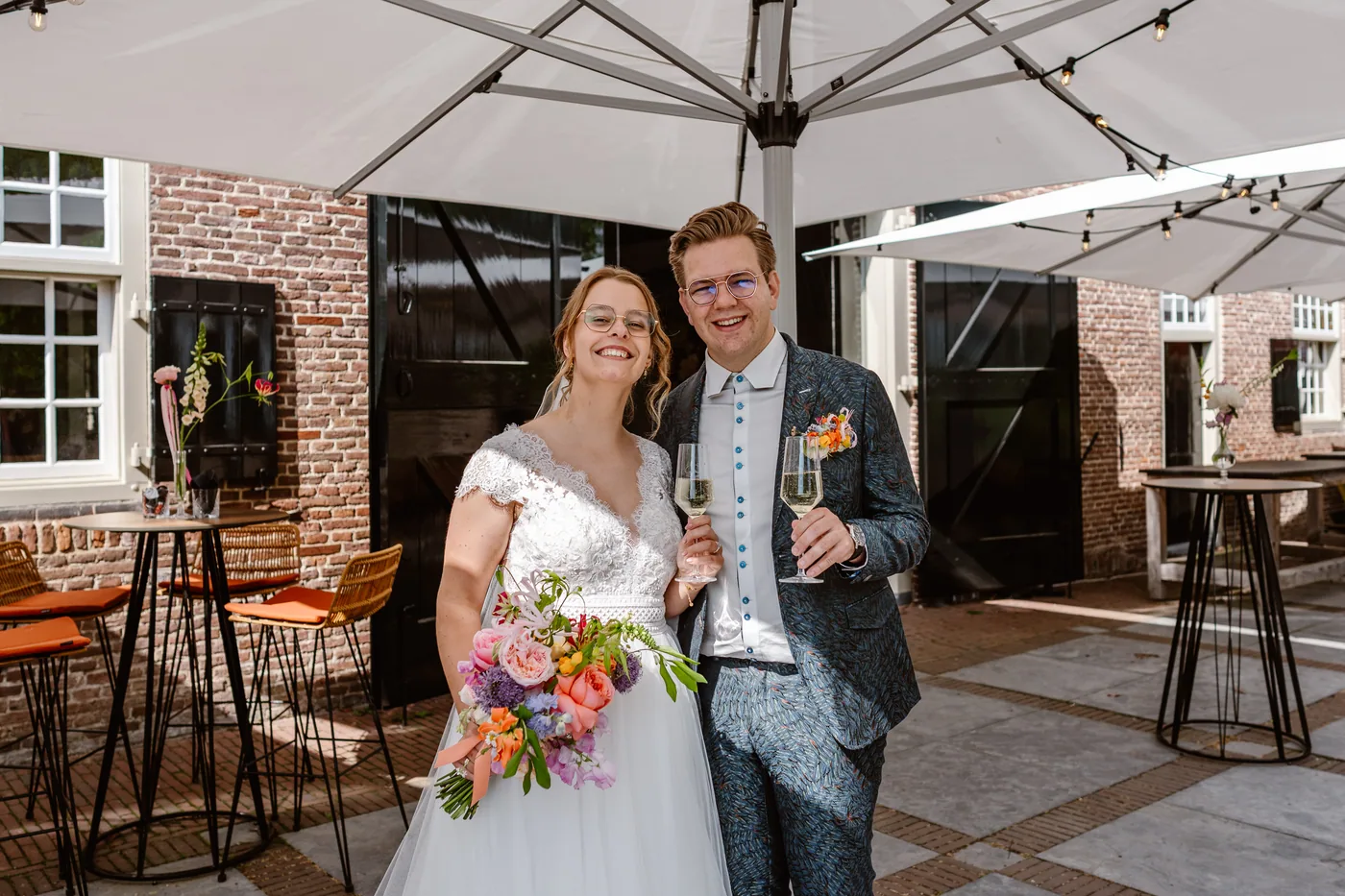 Robert-Jan & Melanie, bruiloft bij Buitenplaats Amerongen, foto 58